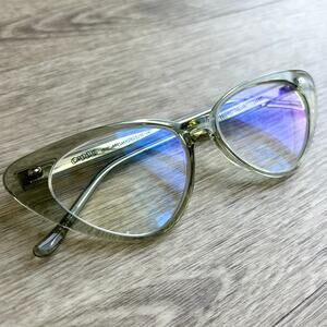 Caddis Nepetalactone Reading Glasses Translucent Seawater +1.5 Blue Light Block